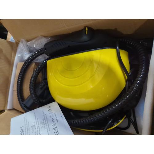 Steam Cleaner, Multipurpose Powerful Steamer with 21 Accessories, 248°F High-Temperature Steam for Floors, Grout, Tiles, Carpet, Cars - Portable 1.08L Tank, Child Lock, Chemical-Free Cleaning (Yellow)