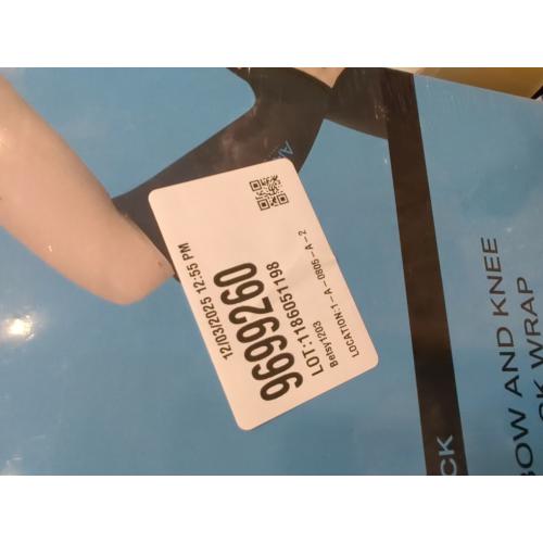 TheraICE Knee Ice Pack Wrap Compression Sleeve for Injuries, Reusable Gel Cold Packs Brace Also for Elbow, Ankle & Calf - Flexible Cold Wrap Recovery for Meniscus, ACL, MCL Pain Relief (L)