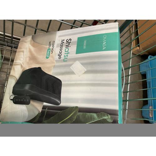 Shiatsu Neck Massager with Heat, 3D Kneading Back Massage Pillow for Pain Relief, Massagers for Neck and Back, Shoulder, Leg, Gifts for Men Women Mom Dad, Stress Relax at Home Office and Car