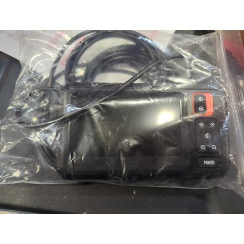 Endoscope Camera with Light, Inspection Borescope Camera with 4.3 IPS Screen, 1920P HD with 8 LED Lights, 16.5FT Semi-Rigid Cord Bore Scope, IP67 Waterproof Endoscope for Sewer, Tools(Orange)