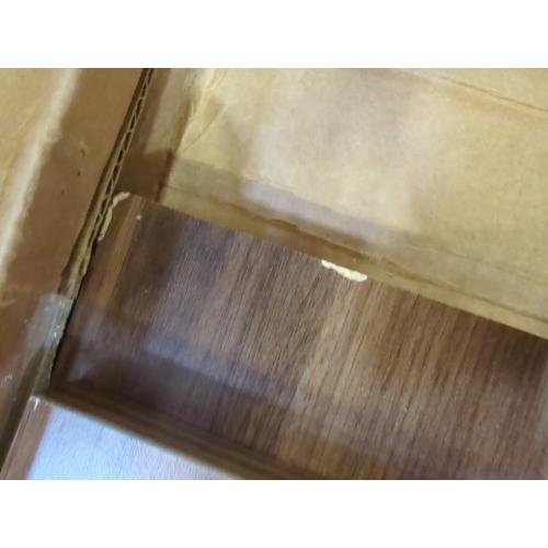 OfficeSimpli Washer Dryer Countertop, Made in USA, Non-Slip Pads, Laundry Room Wood Topper, Washer Dryer Cover for Top, Laundry Guard, Laundry Countertop (California Walnut, Standard (27.5 x 54))