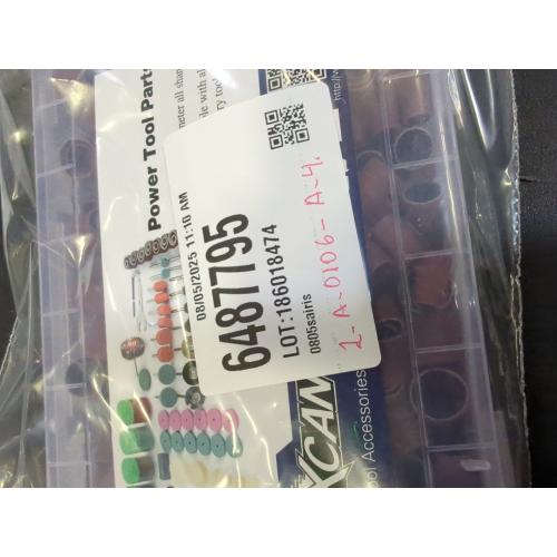 338 PCS Abrasive Sanding Drum Kit 1/2 '' 1/4 '' 3/8 Drill Chuck Sander Tool Set Rotary Tools