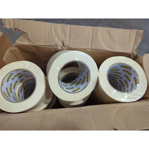 12 Pack 3x55 Masking Tape 3 Inch Wide Bulk, Beige, General Purpose White Painters Tapes for Drafting, Packing, Labeling, 3 Inch × 55 Yards Total 660 Yards