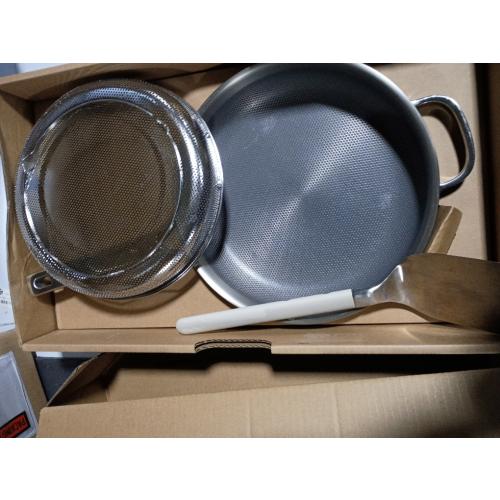 Our Place 3pc Titanium 10.5 Always Pan Pro W/ Chrome Color