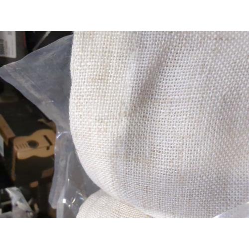 MIULEE Natural White Linen Curtains 80 Inch Length 2 Panels for Bedroom Living Room, Soft Thick Linen Textured Window Drapes Semi Sheer Light Filtering Back Tab Rod Pocket Burlap Look Decor