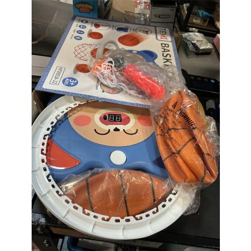 TEMI Indoor Mini Basketball Hoop for Toddlers Kids Boys Age 2 3 4 5 6, Toddlers Basketball Hoop with 4 Balls & Electronic Scoreboard, Toddler Boys Toys, Christmas Toys Gifts for 3 4 5 6 Year Old Boys