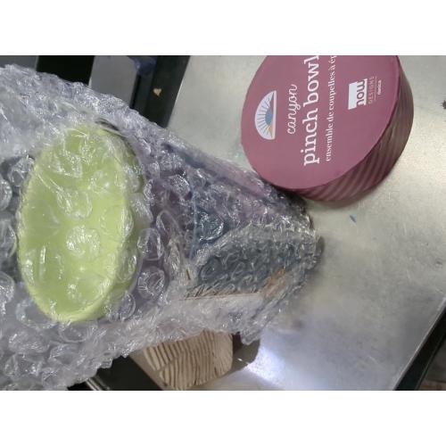 Now Designs Canyon Ceramic Pinch Bowl Set, Soy Sauce Dish, Set of 6, 2 oz