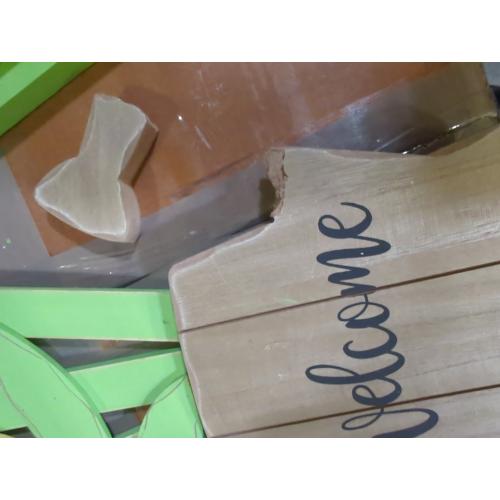 Easter Wooden Tulip Porch Decor