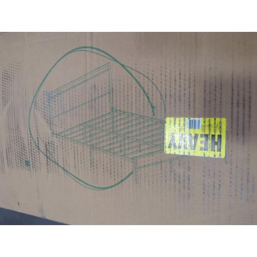 Black Full Size Z-hom Upgraded Full Size Bed Frame, Heavy Duty Metal Sturdy Full Bed Frame with Modern Wood Headboard & Footboard, Stable Platform Bed Furniture Bed Storage, No Noise, No Box Springs, Black