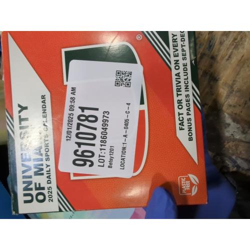 2025 BOX CALENDAR MIAMI HURRICANES