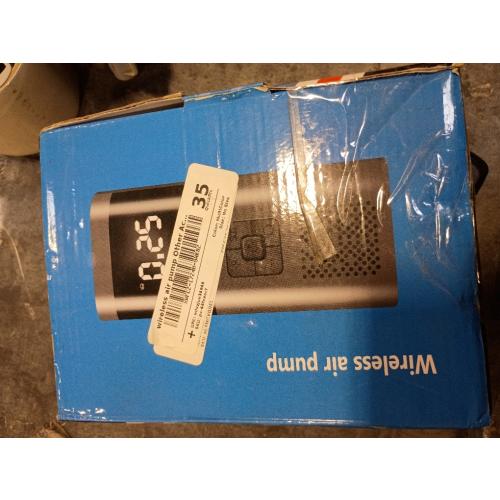 Portable Digital Car Tire Inflator, Wireless Air Pump, LCD Display, Rechargeable Battery