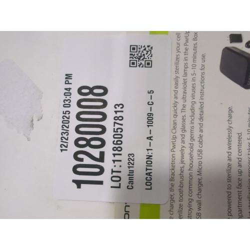 Bracketron Power Up Clean Up Wireless Phone Charger and Sanitizer