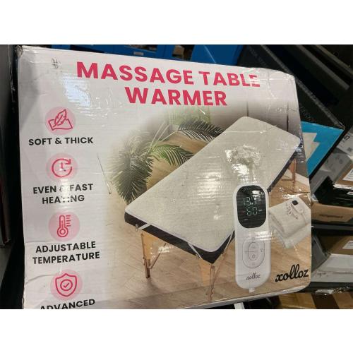 Massage Table Warmer Heating Pad – 71x31 Heated Massage Pad with Adjustable Temperature (104°F–131°F), Auto Shut-Off, Sherpa Fabric, Ideal Massage Blanket & Bed Warmer for Table Use