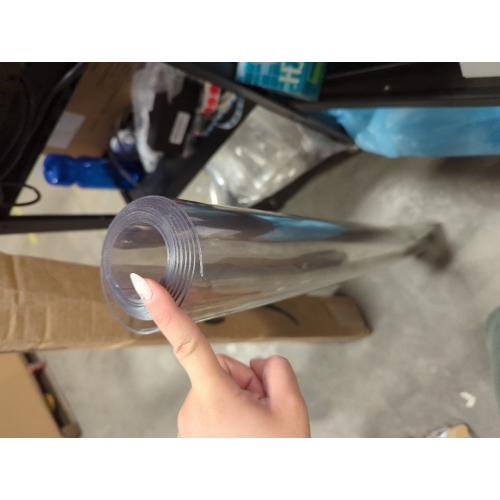 Clear Marine Vinyl Sheeting, 30 Gauge, 5 Yard Roll of Transparent Plastic, Storm Windows, Covering, Protection, Tablecloth Protector