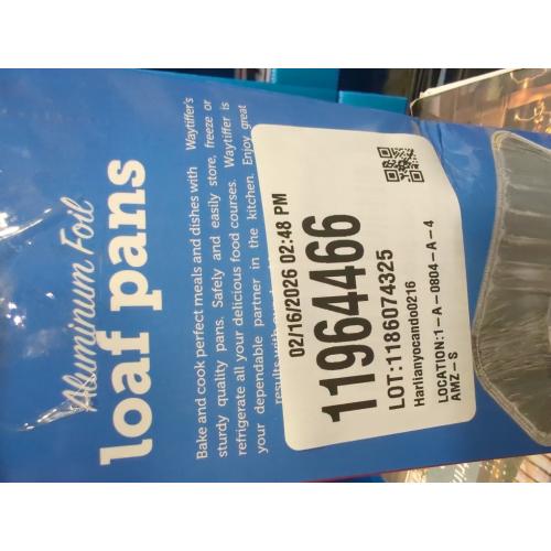 Aluminum Pans with Lids (50-Pack, 8.5×6) 1LB Capacity Foil Food Containers with Lids - 50 Pans and 50 Cardboard Covers - Disposable Tin Foil Pans - for Baking, Meal Prep and Freezer, Takeout