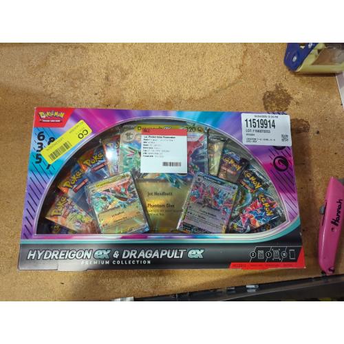 Pokemon TCG: Hydreigon ex & Dragapult ex Premium Collection - 10 Packs, Promo Cards