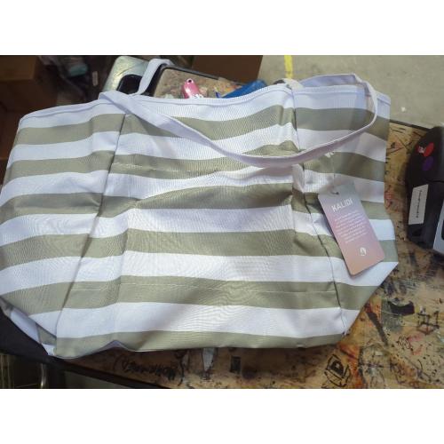 KALIDI 60L Extra Large Duffle Bag, Beach Tote Zipper Utility Oversized Weekender Carrier Travel Shopping Reusable Grocery Bag