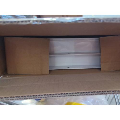 Size 10x23 2 Pack Color white  Shed Windows 10x23, Transom Window Fixed Design with Tempered Glass for Playhouses, Sheds, Garage and Chicken Coops