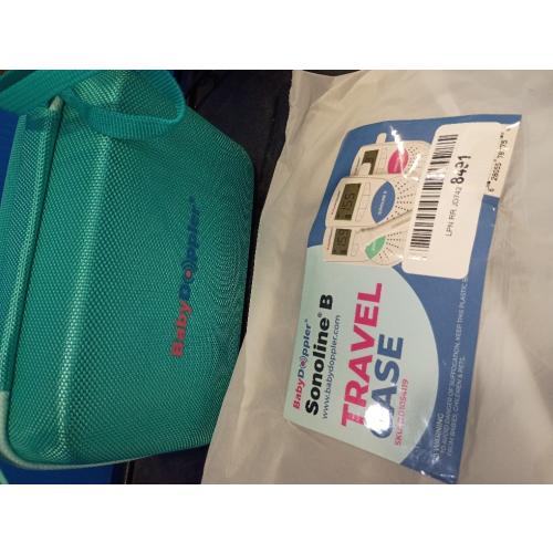 Sonoline B Fetal Doppler Travel Case, the Official Hermitshell Hard Bag/Storage case - Fits Baby Doppler Heartbeat Monitor - CASE ONLY, FETAL DOPPLER SOLD SEPARATELY
