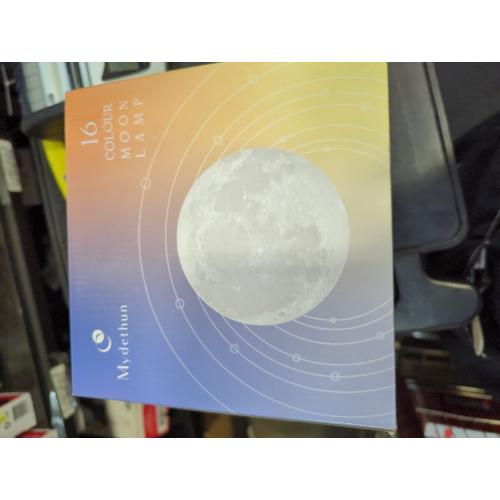 Moon Lamp, Sliding Control Moon Night Light, Kids Night Light, 16 Colors Moon Light with Unique Stand, Remote&Sliding Control, Timing, USB Rechargeable, Gift for Kid Friend Lover, 6 in