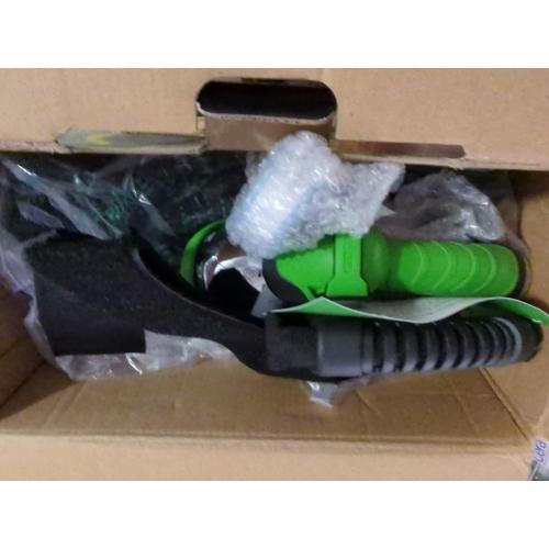 Non-Expandable Garden Hose 100 ft, Ultra Lightweight & Flexible Water Hose With 10-Pattern Spray Nozzle, Full Length Leak-Proof Design, High-Density Fabric & Shut-Off Valve, Hose Straps