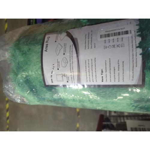 Large Area Rugs for Living Room, Super Soft Fluffy Modern Bedroom Rug, Tie-Dyed Green Indoor Shag Fuzzy Carpets for Girls Kids Nursery Room Home Decor