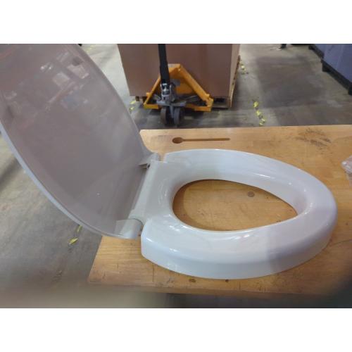 KOHLER Hyten 3 Height Solft Close Elongated Toilet Seat, White | 25875-0, Elevated Contoured Seat, Grip-Tight Bumpers, Quick-Attach Hardware