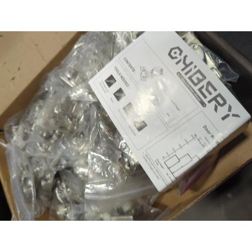 Chibery 50 Pack 1/2 Overlay 3D Soft Close Concealed Hinge for Face Frame Door, Smooth Slow Self Closing Hinges, Satin Nickel, Hidden 105° Open Angle Stainless Steel Hinge for Kitchen Cabinet Door