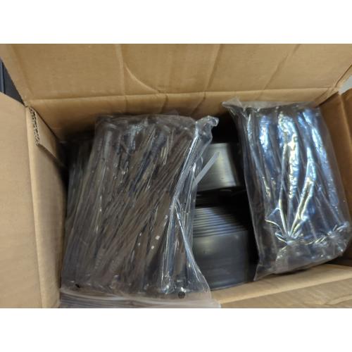 JERIA 2 Inch Tall 100 FT Garden Edging Kit with 120pcs Spikes, Plastic Edging for Landscaping