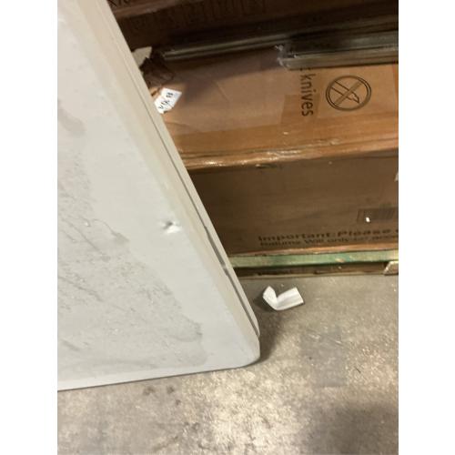 Set of 2 Folding Table 6 FT Lightweight Camping Table Portable Plastic Rectangular Outdoor Dining Table Steel Legs Fold-in-Half with Carrying Handle for Indoor,Picnic,Party,Wedding,Events(White)