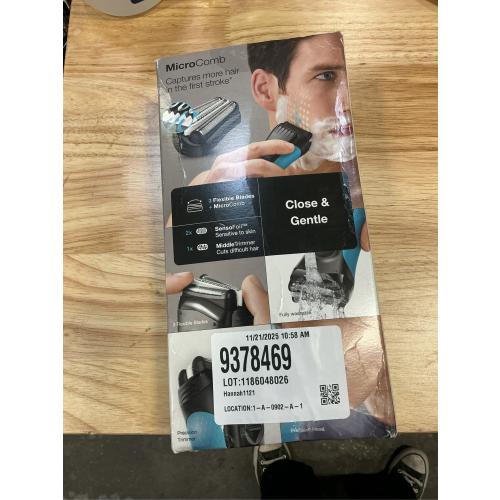 BRAUN SERIES 3 PROSKIN 3040S MEN'S RECHARGEABLE WET & DRY ELECTRIC FOIL SHAVER
