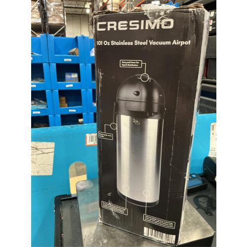 Cresimo 3 Liter Stainless Steel Thermal Airpot and Thermos