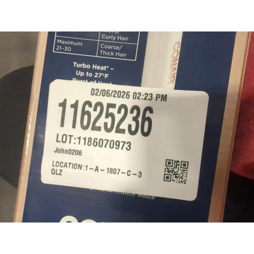 Conair Double Ceramic Gentle Rose Gold 1 Inch Curling Iron