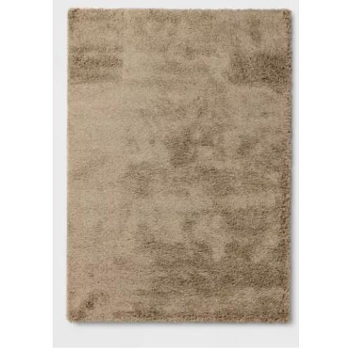 4' x 6' Brown Area Rug