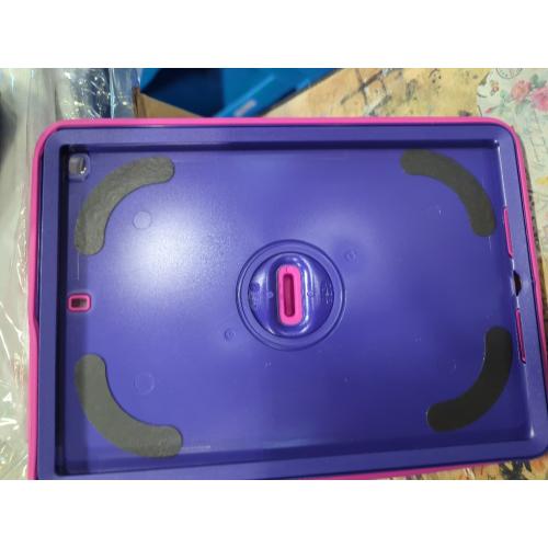 OtterBox Made for Kids Case for iPad 7th, 8th & 9th Gen (10.2 Display - 2019, 2020 & 2021 Version) with Kickstand & Car Headrest Mount Holder - (Empowered Pink)