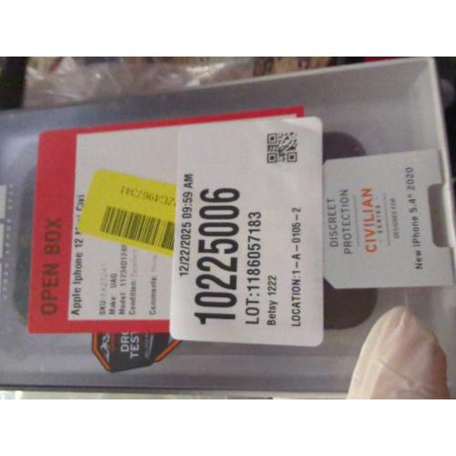 URBAN ARMOR GEAR UAG Designed for iPhone 12 Pro Max Case [6.7-inch Screen] Sleek Ultra-Thin Shock-Absorbent Civilian Protective Cover, Eggplant