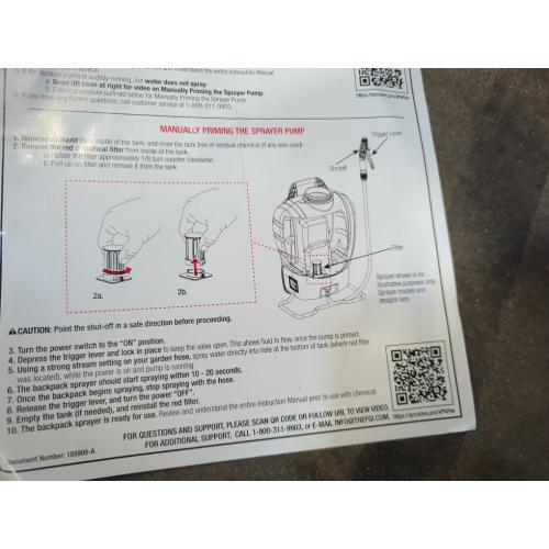 CRAFTSMAN 20V* Lithium-ion Battery Powered 4 Gallon Backpack Sprayer