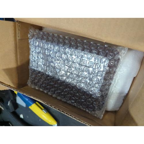 MUZHI 2 Pack Handmade Color Gradational Terracotta Bonsai Pot 5 Inch and 6 Inch with Drip Tray, Breathable Unglazed Rectangle Ceramic Planter for Tree Succulent Cactus