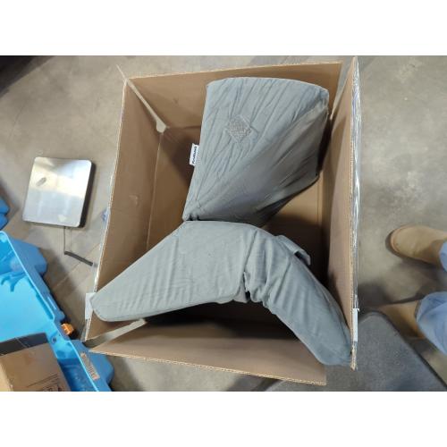 Redluxe Orthopedic Bed Wedge Pillow Set, Post Surgery Foam for Back, Neck and Leg Pain Relief Comfortable & Adjustable Ortho Pillows- Anti Snoring, Heartburn, Acid Reflux & GERD Sleeping Grey