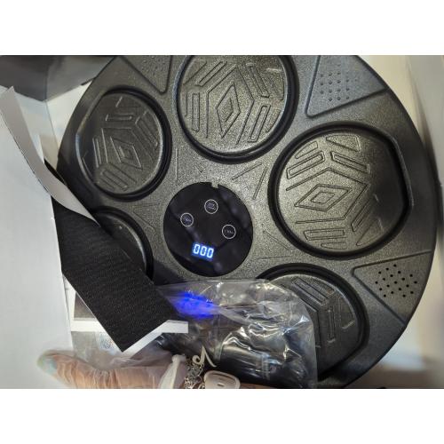 2025 Bluetooth Music Boxing Machine 3.0 for Adults-Kids, Interactive Wall Mounted Workout Punch Game with 4 Gloves for Parent-Child, Light & Sound Training, Home Fitness & Stress Relief