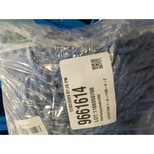 Matthew Cleaning Screw-on Heavy Duty Cotton Wet Mop Replacement Heads(Blue, Medium,3Pack) for Residential & Commercial Floor Cleaning Use- Fit Standard American Screw