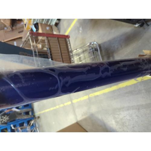 Dura-Gold Floor Protection Film, 24-inch x 50' Roll - Blue Self Adhesive Temporary Floor Covering, Protect Flooring from Foot Traffic, Paint Spills, Dust, Construction Debris, Moving - Hardwood, Tile