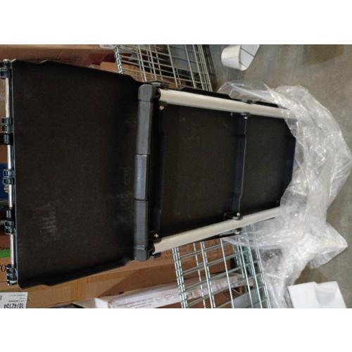 DWVO 350 LBS Foldable Folding Utility Cart on Wheels, Foldable Service Collapsible Utility Carts with Wheels, Collapsible Rolling Cart with Locking for Garage Home Restaurant