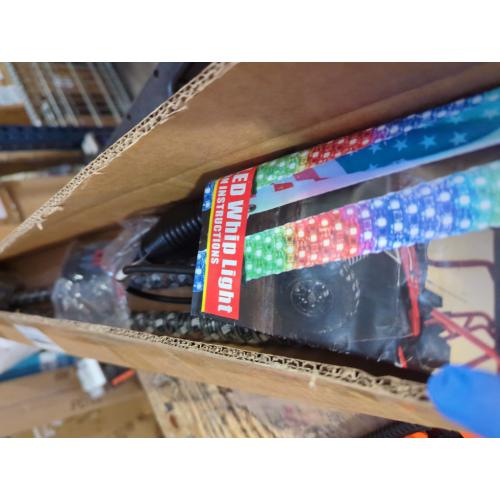 2PCS 3FT Whip Lights with Upgraded Spring Base, Spiral RGB Chasing Led Whip Lights for Side by Side, APP & Remote Control Music Led Whips with Rocker Switch for UTV ATV RZR SXS Can-Am