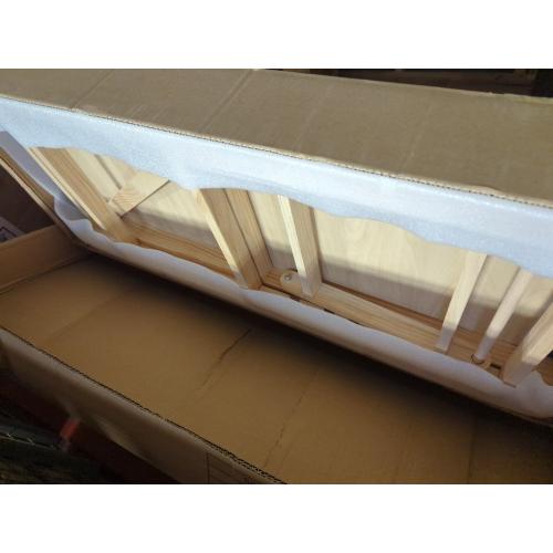 Dog Ramp for Bed, Dog Bed Ramp Grey, Dog Ramp for Car Rugged, Pet Ramp for Bed, Folding Portable Wooden Pet Ramps, for Small & Large Dogs & Cats