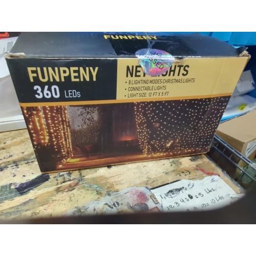 Twinkle Star 300 LED Curtain String Lights, 8 Modes Plug in Fairy Lights for Bedroom,Wedding,Party,Birthday, Hanging Twinkle Light for Indoor Outdoor Wall Window Backdrop Decoration, Warm White