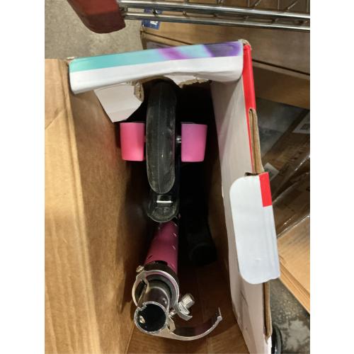 Jupiter Kick Scooter with LED Lights and Height Adjustable Handlebar Pink