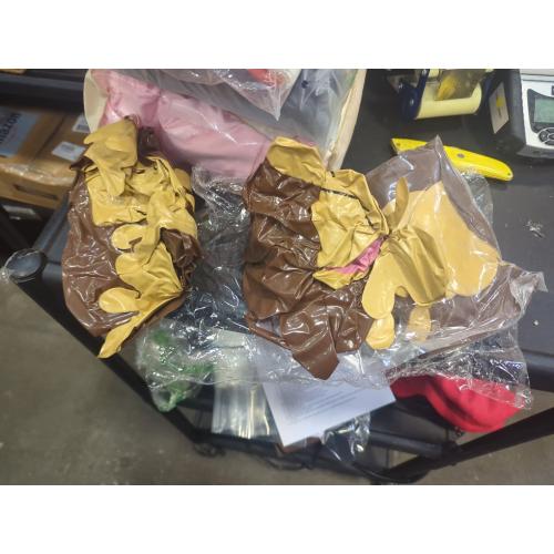 Set of 3 FUTUREPLUSX 3 PCS Inflatable Monkeys, Jungle Animal Balloons Jungle Themed Birthday Party Decorations Baby Shower Party Supplies