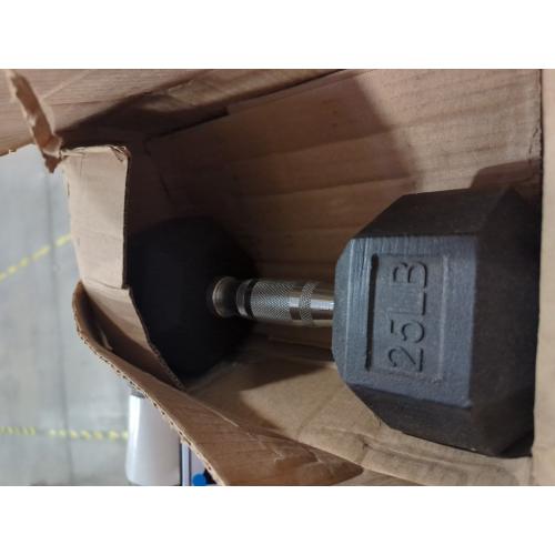 Amazon Basics Rubber Hex Dumbbell Hand Weight