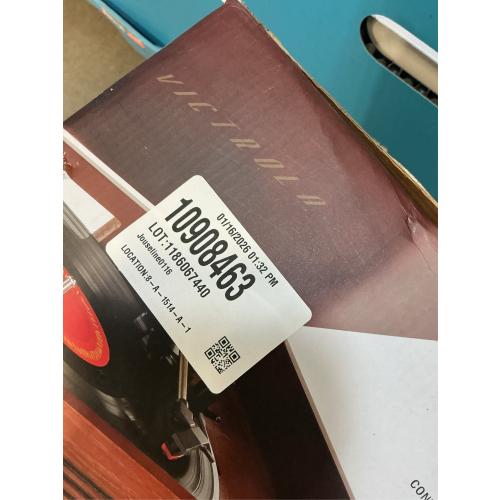 Victrola Aviator Signature Bluetooth Record Player, Mahogany - 1